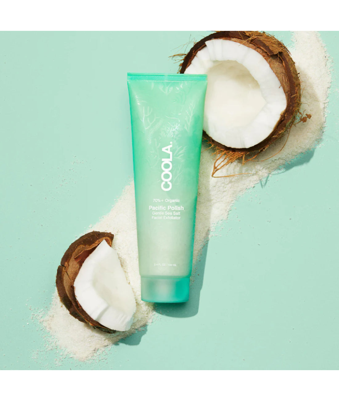 Coola Pacific Polish Gentle Sea Salt Facial Exfoliator