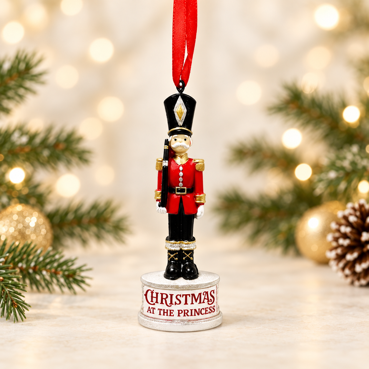 Christmas at the Princess Toy Soldier Ornament