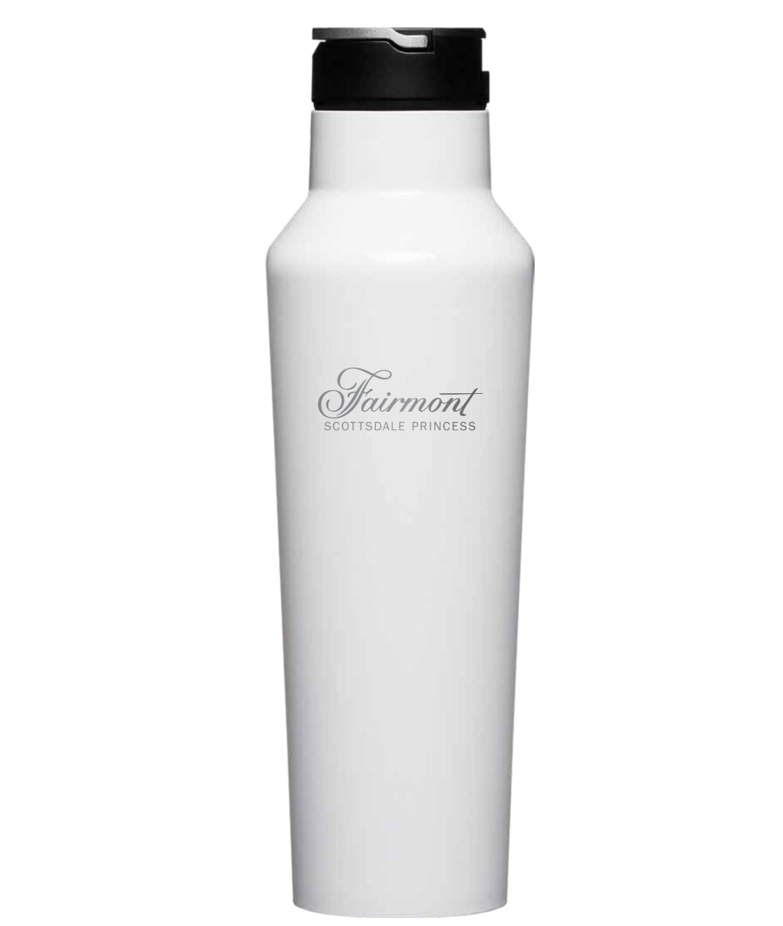 Fairmont Exclusive Corkcicle Logo Canteen Stainless Steel Insulated Water Bottle - White