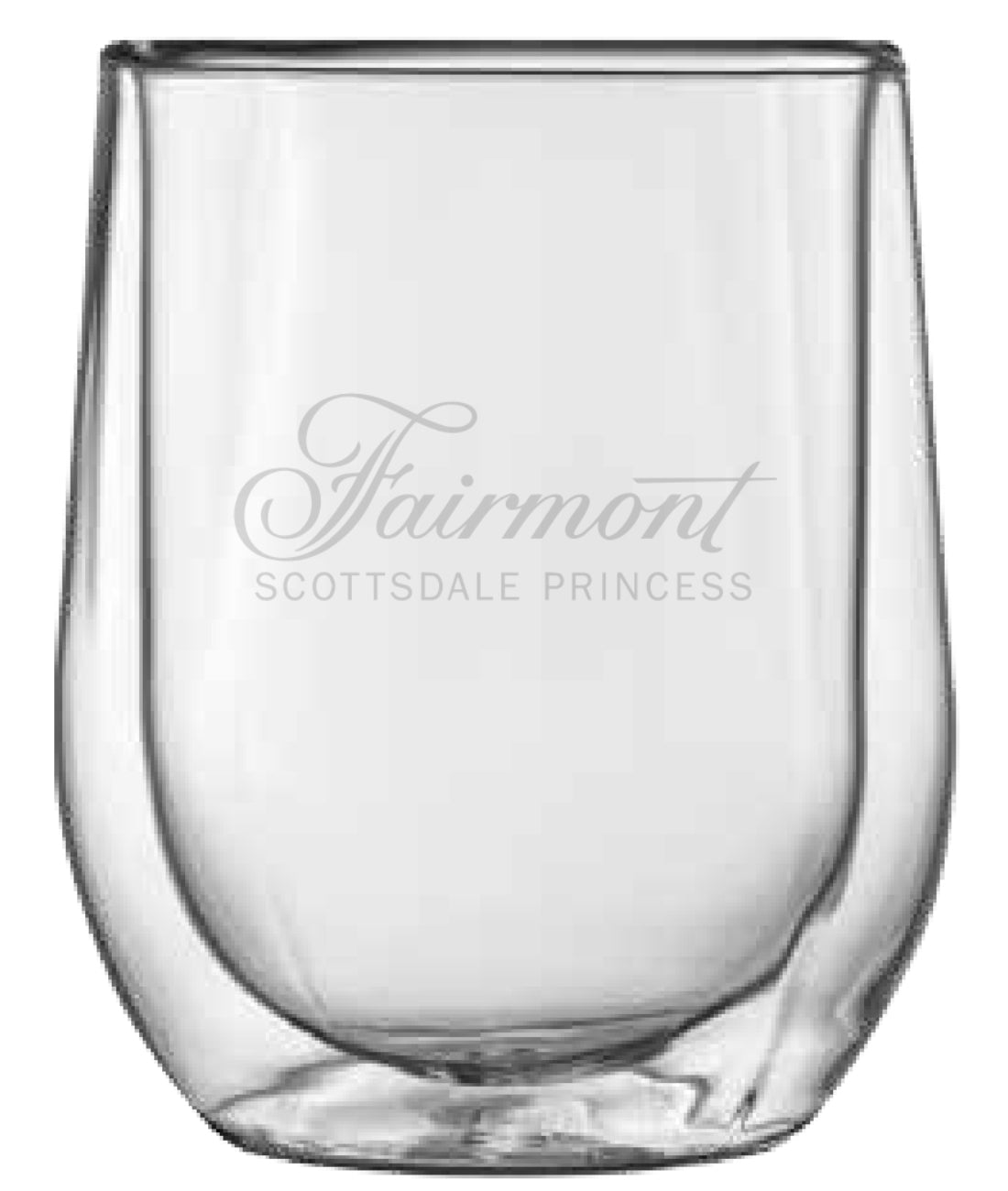 Fairmont Exclusive Corkcicle Logo Glass Insulated Stemless Wine Glass