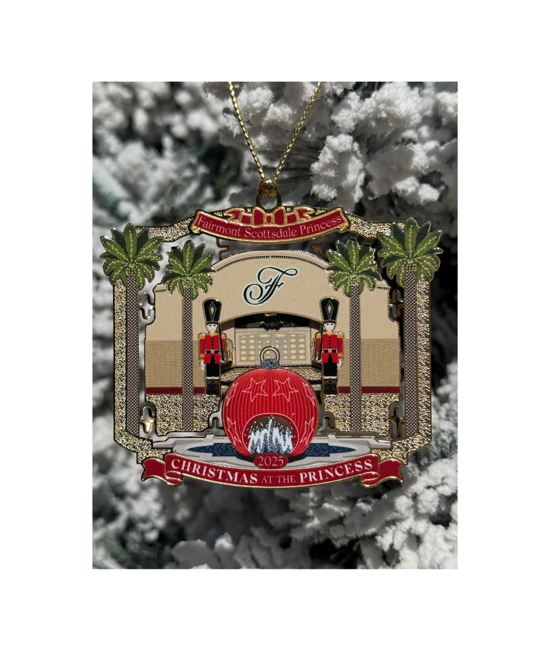 2025 Christmas at the Princess 16th Anniversary Ornament