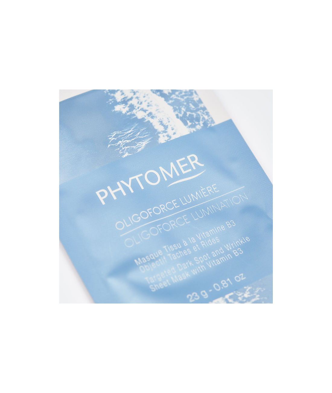 Oligoforce Lumination Targeted Dark Spot & Wrinkle Sheet Mask w/Vitamin B3, 4 sheets