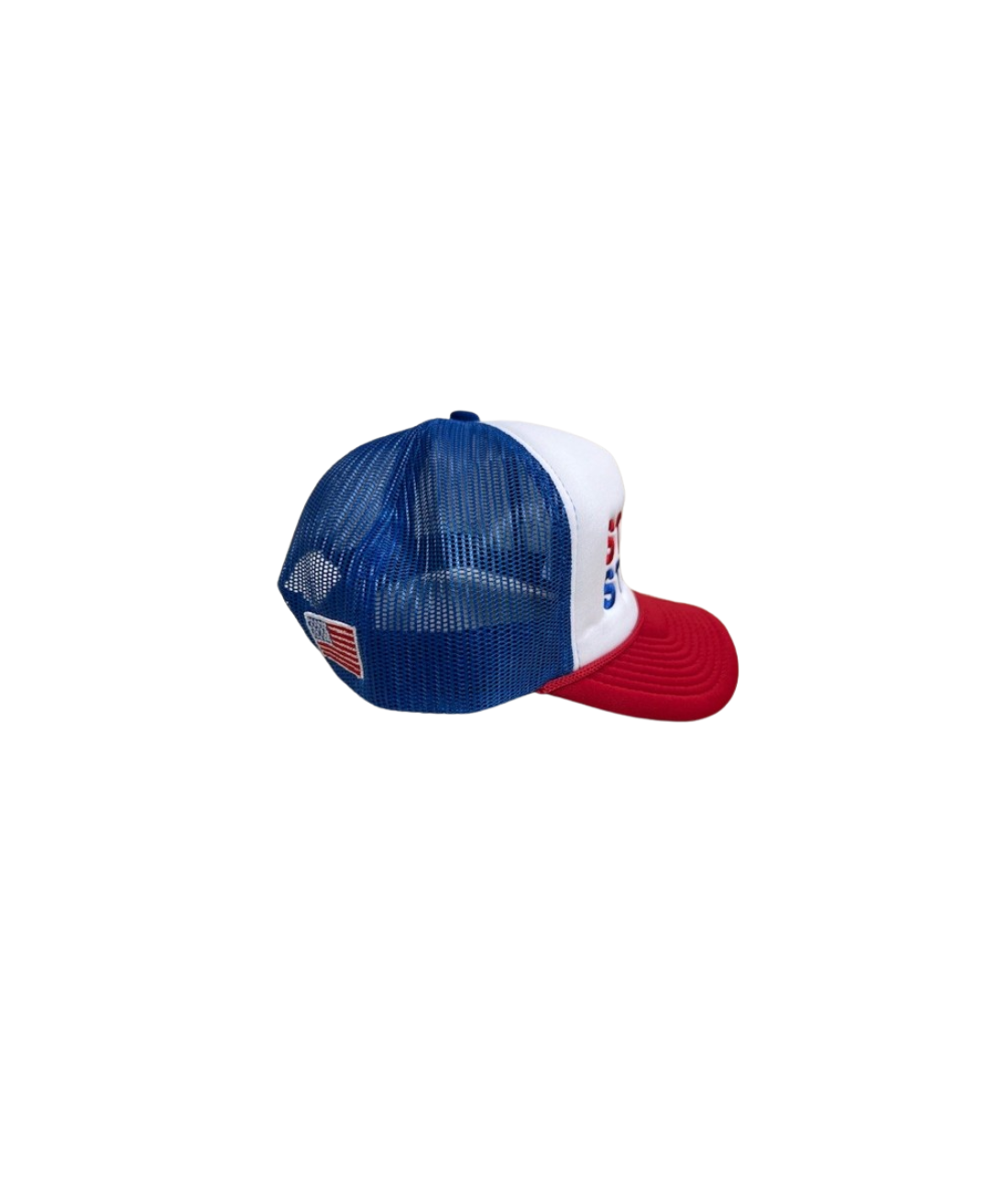 Red + White + Navy Trucker Stars & Stripes Hat