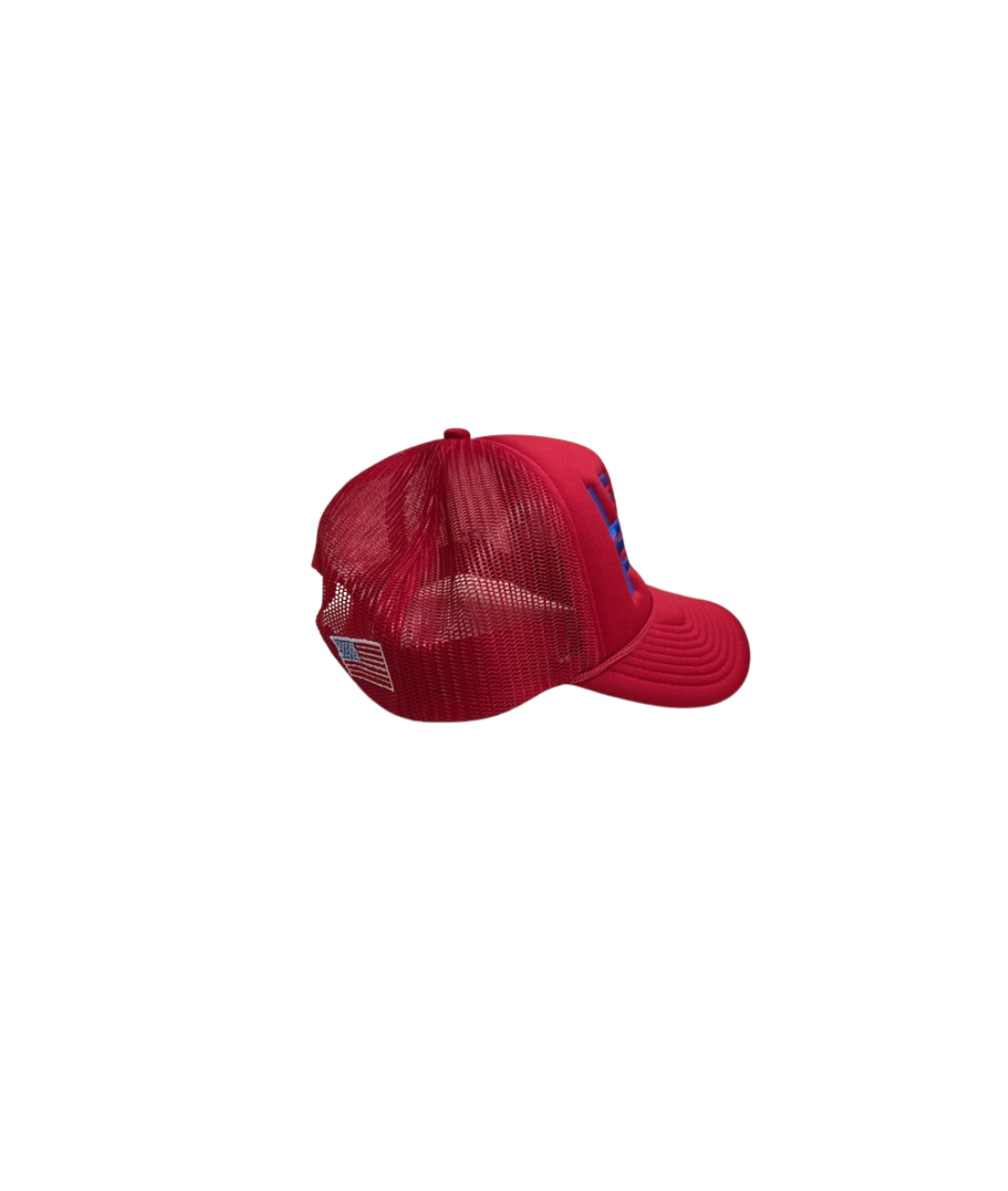 Red + Navy Trucker Le Free Hat