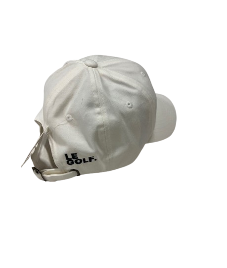 Le Golf Dad Hat White + Black - Not a Golf Brand