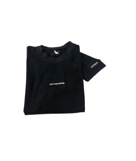 Le Golf Not a Golf Brand - Vintage Wash Black Tee