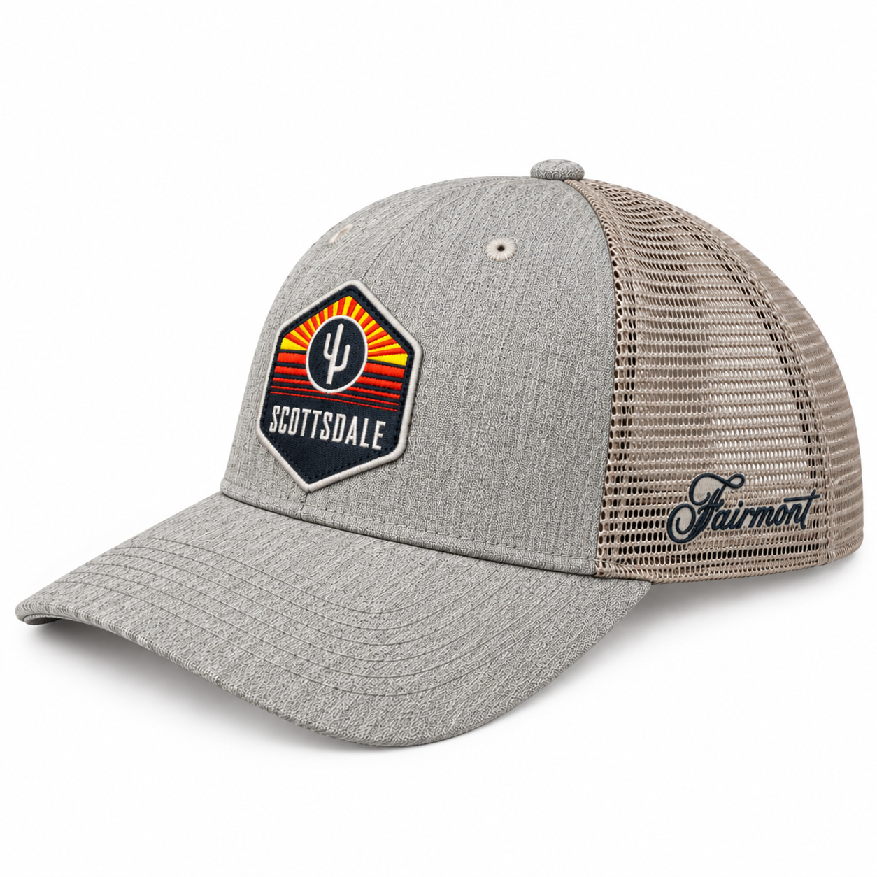 Scottsdale Gray Classic Trucker Adjustable Hat