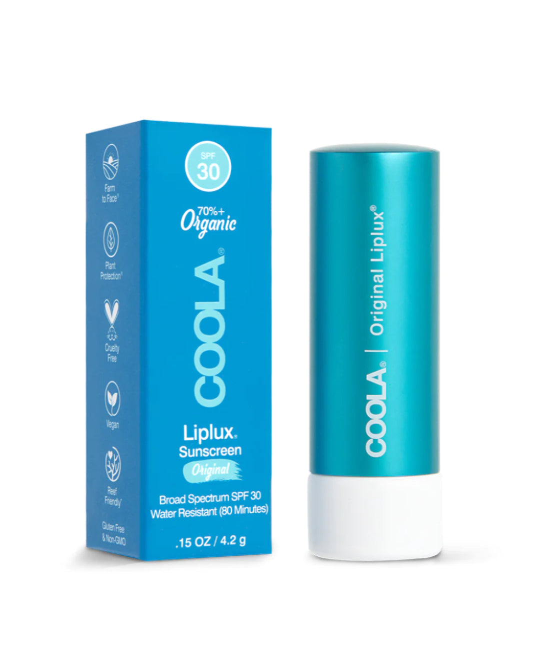 Coola Classic Liplux® Organic Lip Balm Sunscreen SPF 30 - Original