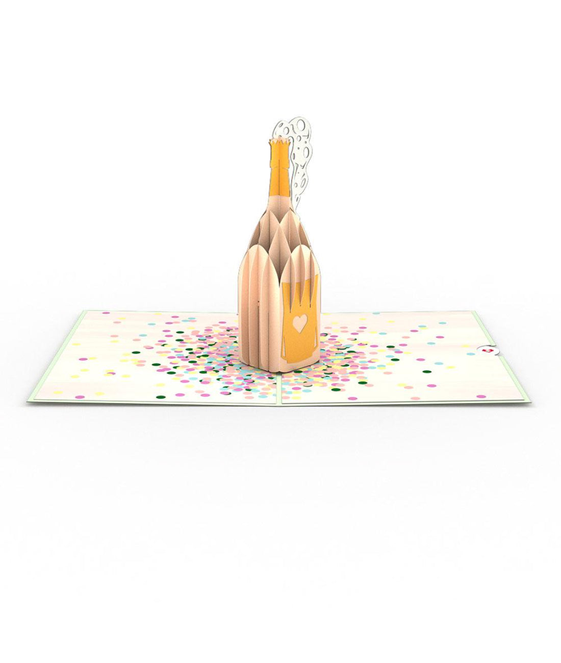 Champagne Pop 3D Card
