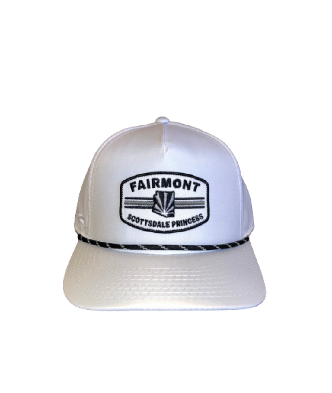 White-Roped Fairmont Scottsdale Princess Logo Hat