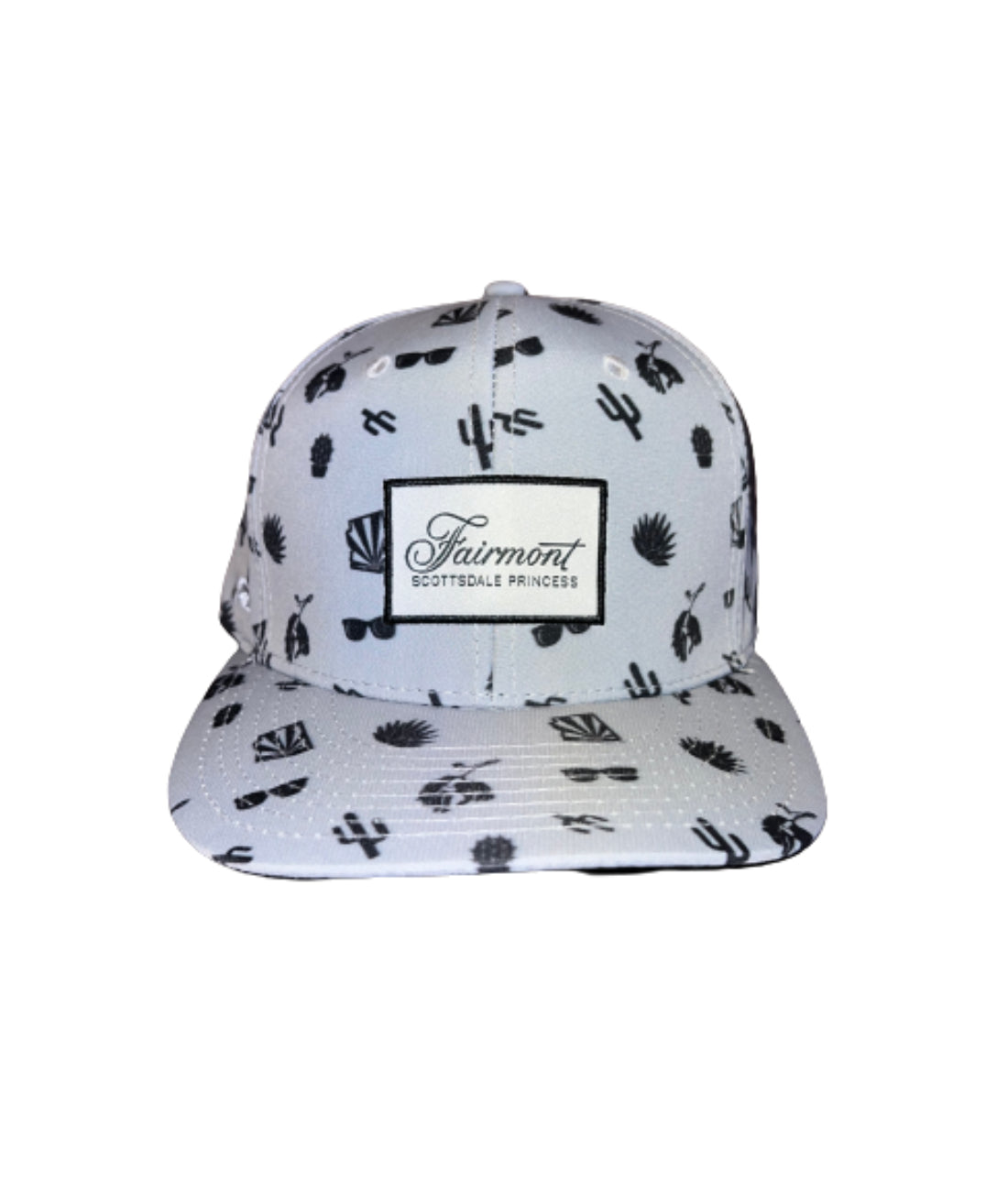 Gray Patterned Fairmont Scottsdale Princess Logo Hat